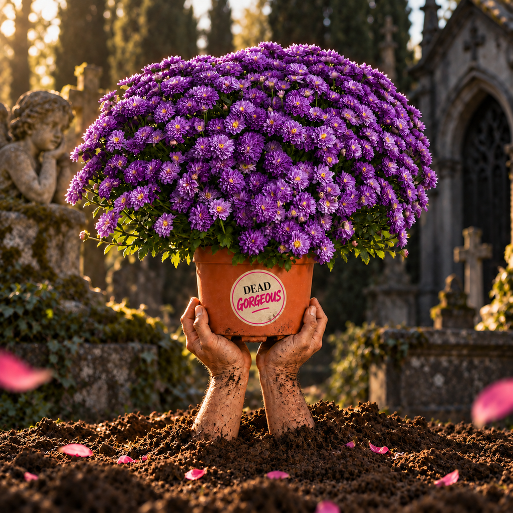 CHRYSANTHEMUMS — PURPLE